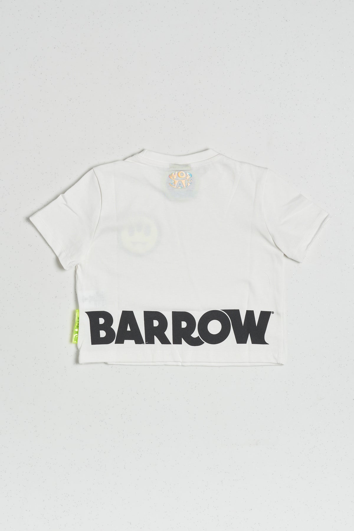 Barrow T-shirt Cropped In Jersey Bianco Bambina - 2