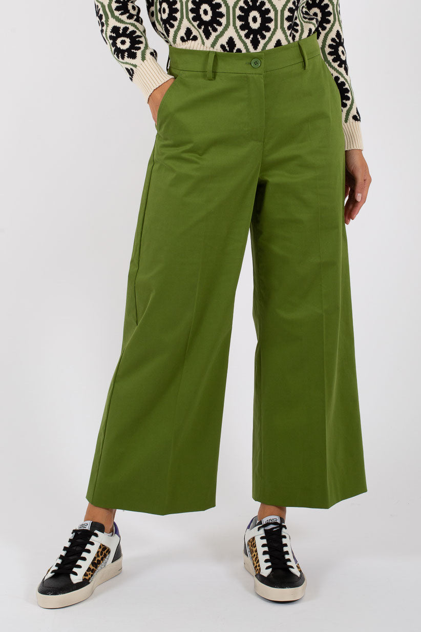 Weekend Pantalone Verde Donna - 4