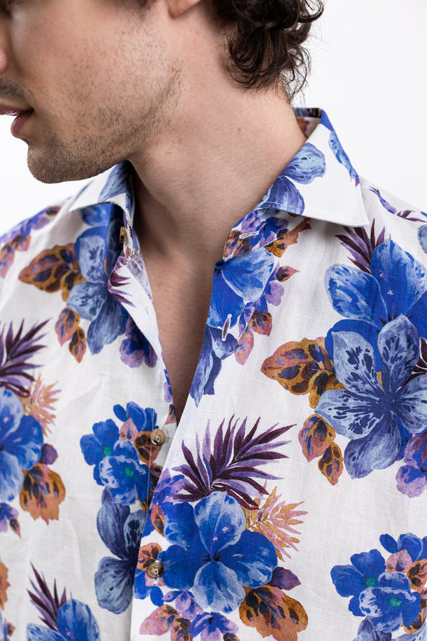 Alessandro Lamura Milano Camicia Naturale Uomo - 4