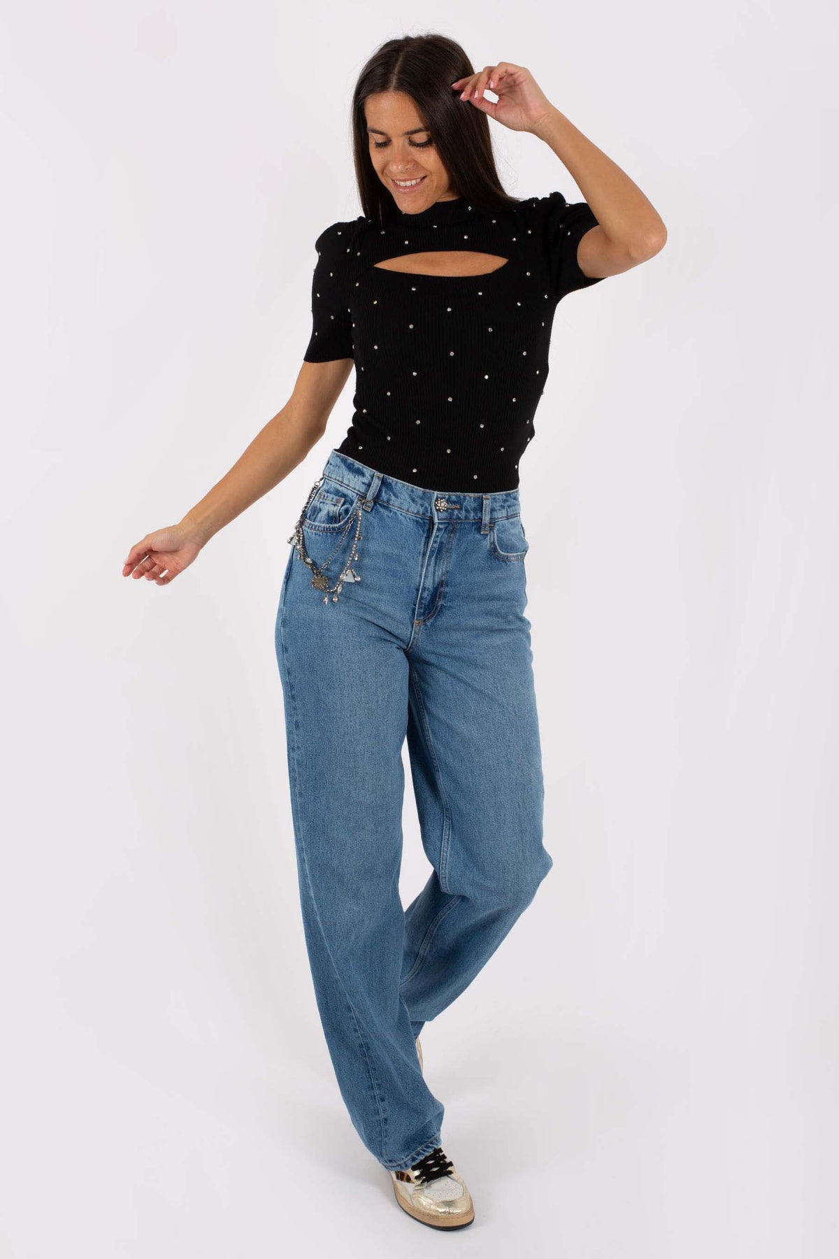 Liu Jo Jeans Straight Con Charms Donna - 6