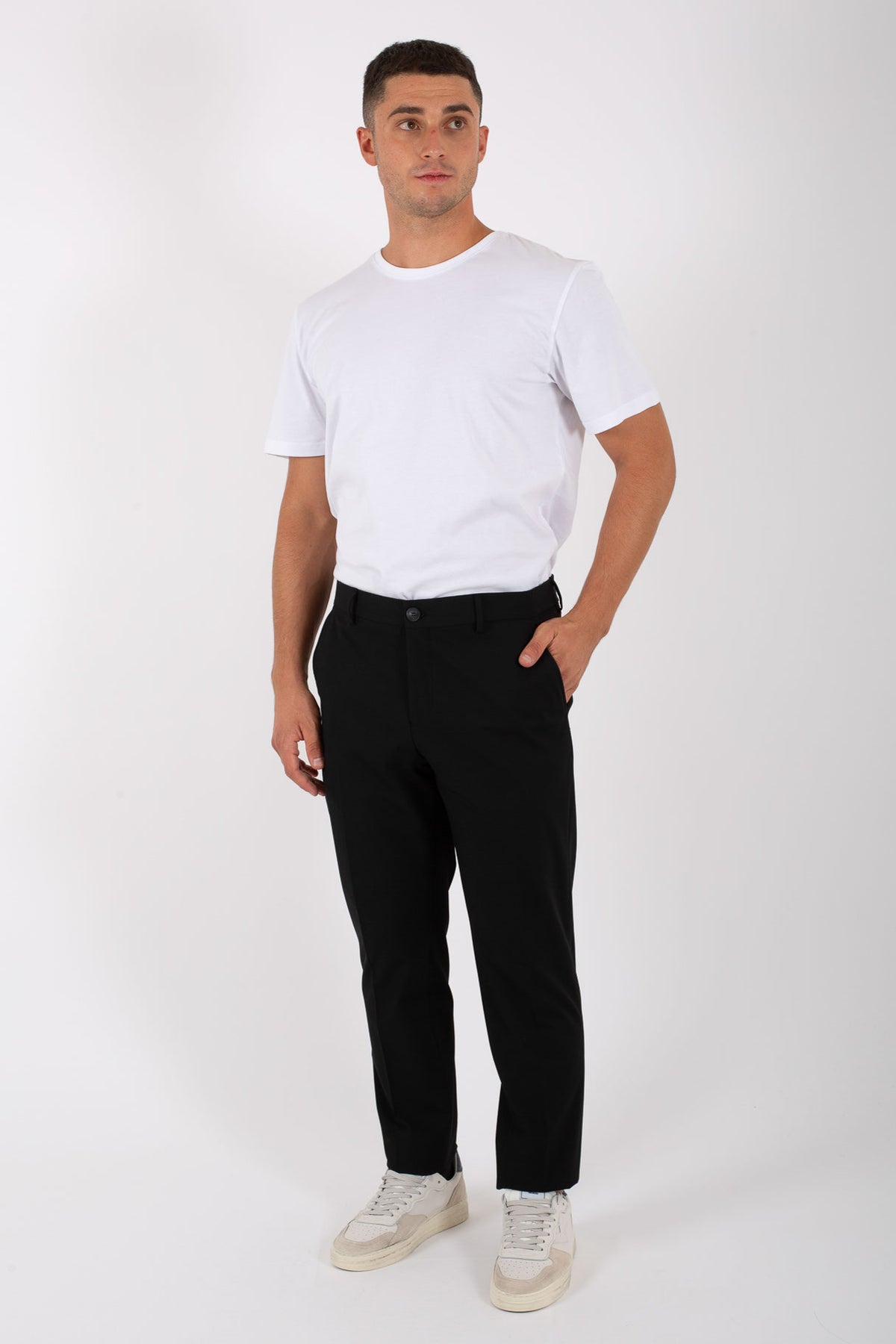Selected Pantalone Slim Flex Noos Nero Uomo - 1