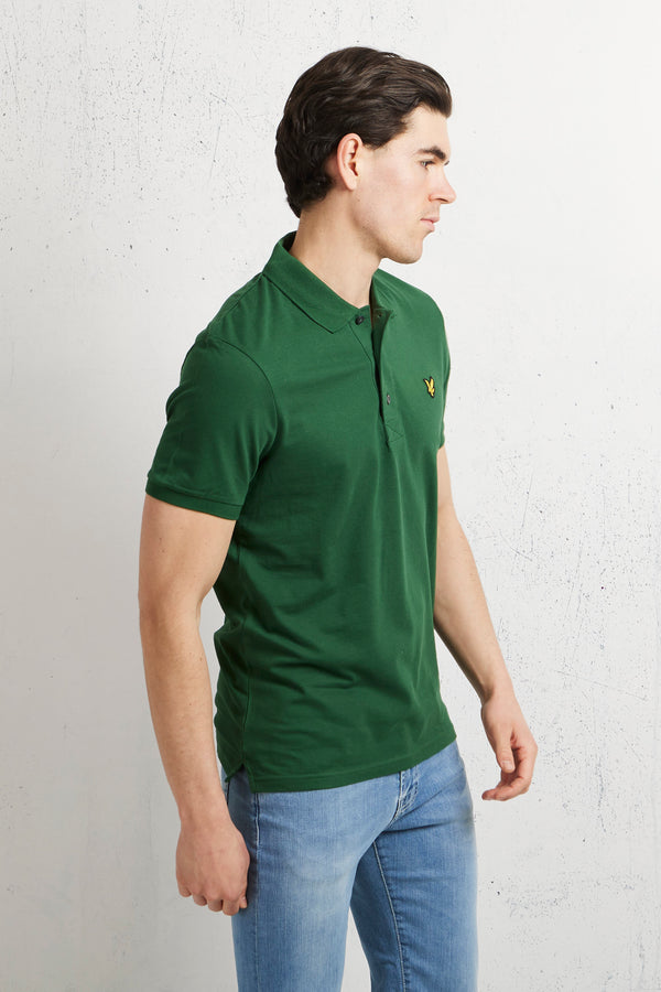 Lyle & Scott Plain Polo Shirt Verde Uomo - 1