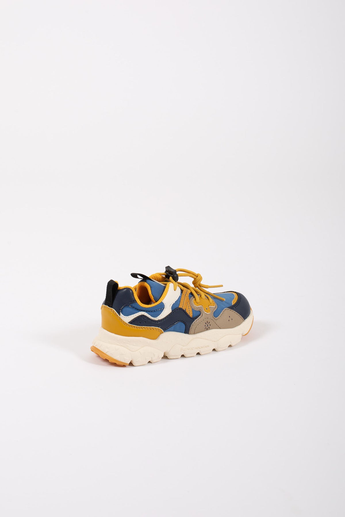Flower Mountain Sneakers Eco Calf/nylon Blu Bambino - 3