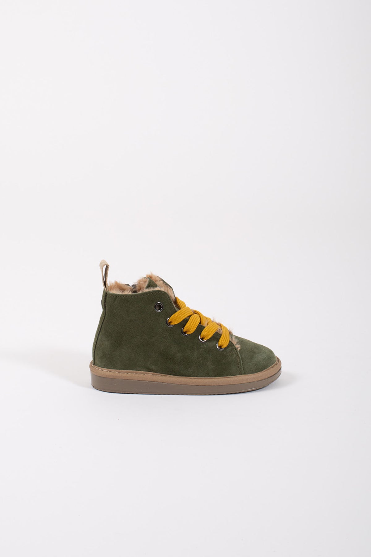 Panchic Ankle Boot Suede Verde Bambino - 1